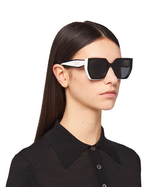 black and white prada sunglasses.